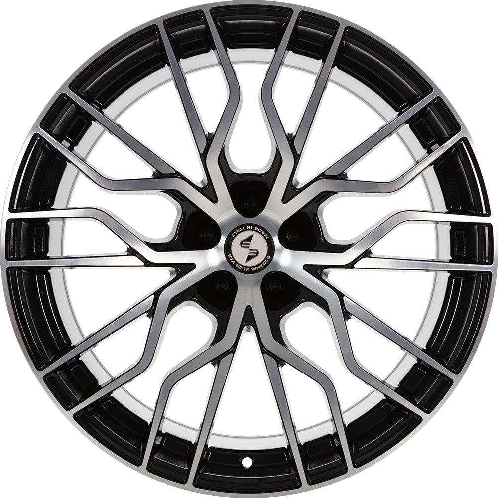 Etabeta Medusa-K black shiny full polished 10.5x20 ET55 - LK5/130 ML71.5