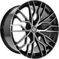 Etabeta Medusa-K black shiny full polished 10.5x20 ET45 - LK5/130 ML71.5