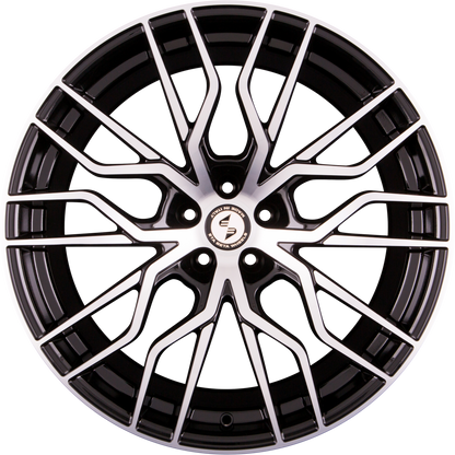 Etabeta Medusa-K black shiny full polished Alufelge 11x23 Zoll ET35 LK 5x120 ML74.1 – Bild 3