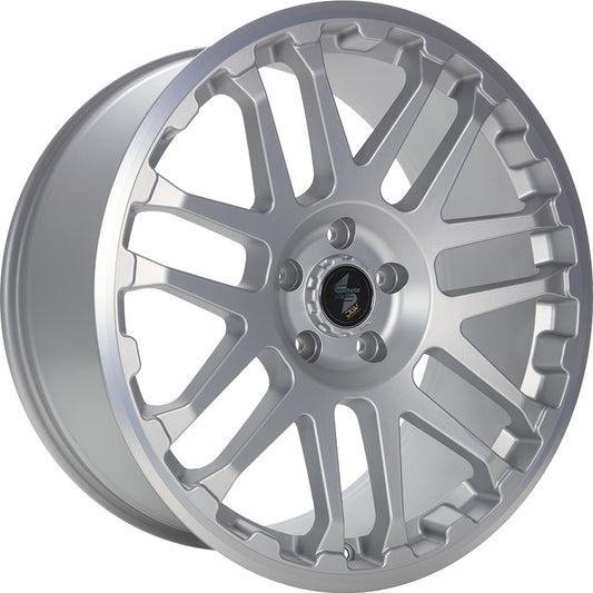 Etabeta Combat silver matt lip polished 9x20 ET42 - LK5/120 ML65.1