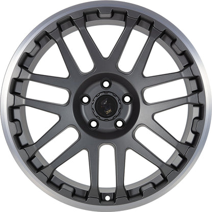 Etabeta Combat anthracite matt polished lip 9x20 ET30 - LK6/114.3 ML66.1