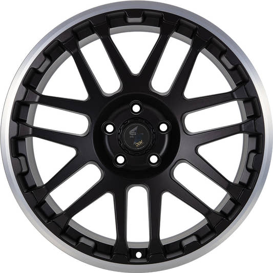 Etabeta Combat black matt lip polished 9x20 ET15 - LK6/139.7 ML106