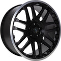 Etabeta Combat black matt lip polished 8x18 ET40 - LK5/127 ML71.6