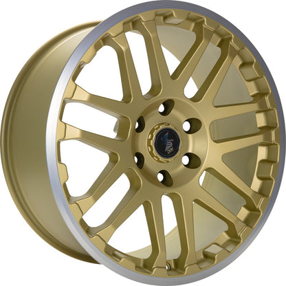 Etabeta Combat gold matt lip polished 8x18 ET50 - LK5/160 ML65.1