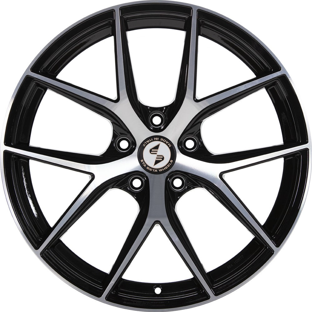 Etabeta Gri-N-K black shiny full polished Alufelge 11x21 Zoll ET37.1 LK 5x112 ML66.55 – Bild 2