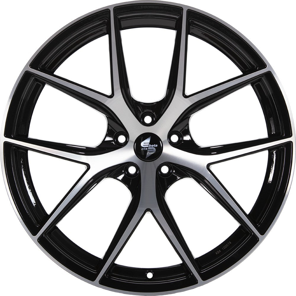 Etabeta Gri-N-SK black shiny full polished Alufelge 10x20 Zoll ET20.1 LK 5x112 ML66.55 – Bild 2