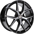 Etabeta Gri-N black shiny full polished Alufelge 8x19 Zoll ET38.1 LK 5x112 ML66.55