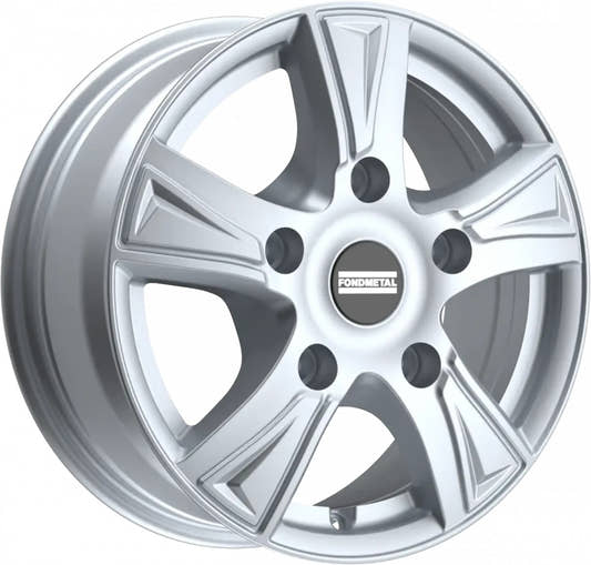 Fondmetal PRO1 glossy silver Alufelge 7x17 Zoll ET45 LK 5x108 ML65.1