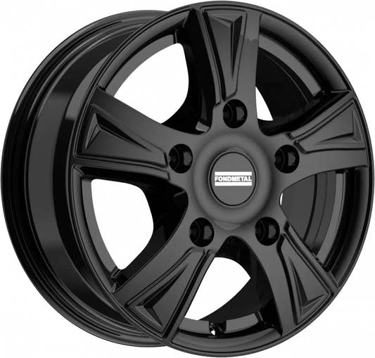 Fondmetal PRO1 glossy black Alufelge 6.5x16 Zoll ET51 LK 5x118 ML71.1