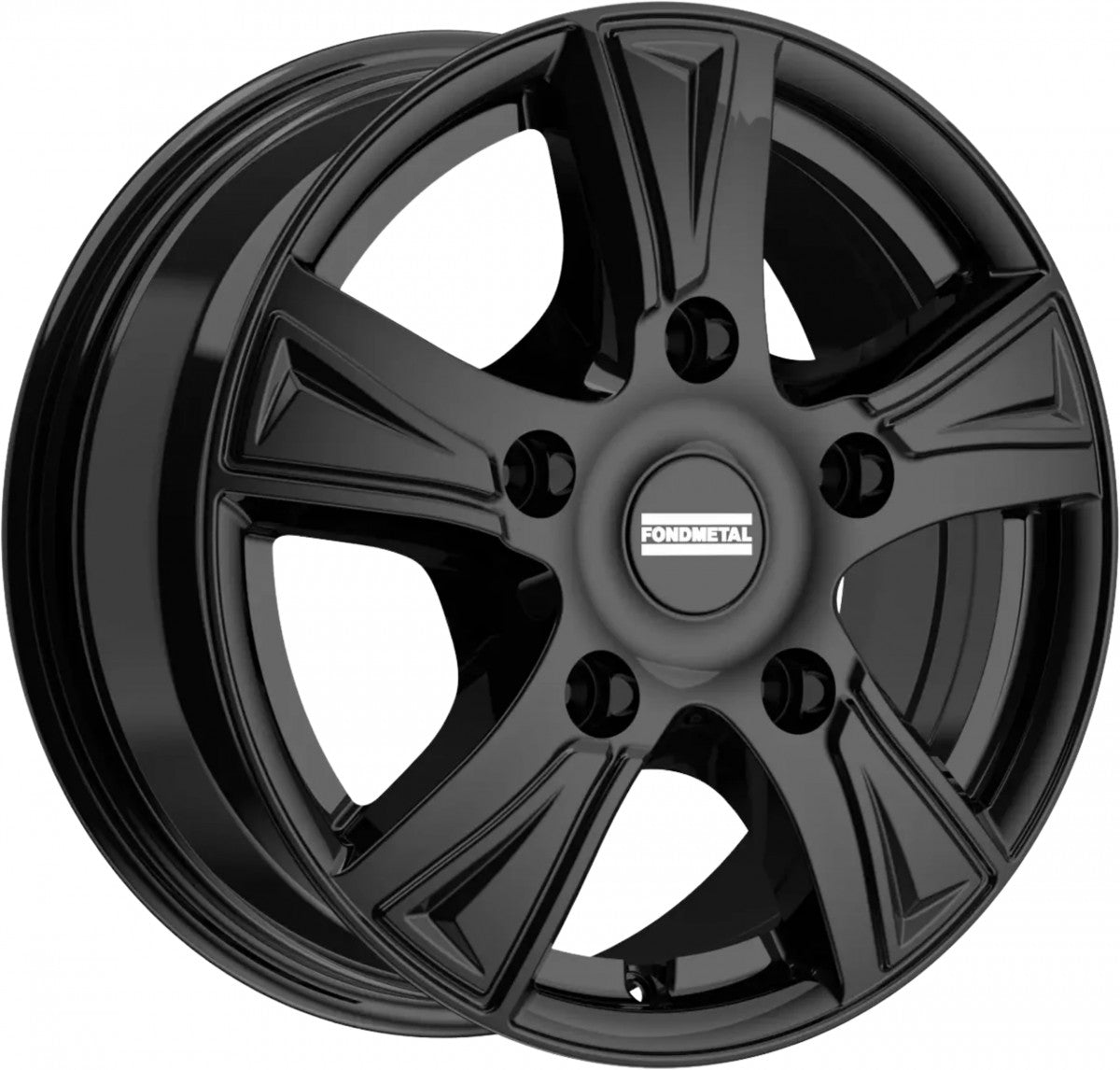 Fondmetal PRO1 glossy black Alufelge 6.5x16 Zoll ET51 LK 5x118 ML71.1