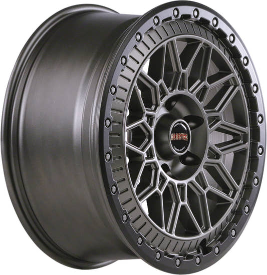 Fondmetal Bluster matt titanium black lip Alufelge 8x18 Zoll ET55 LK 5x118 ML71.1
