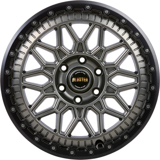 Fondmetal Bluster matt titanium black lip Alufelge 8x18 Zoll ET55 LK 5x118 ML71.1 – Bild 2