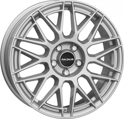 Radius WI42 silver Alufelge 6.5x18 Zoll ET38 LK 5x112 ML57.1