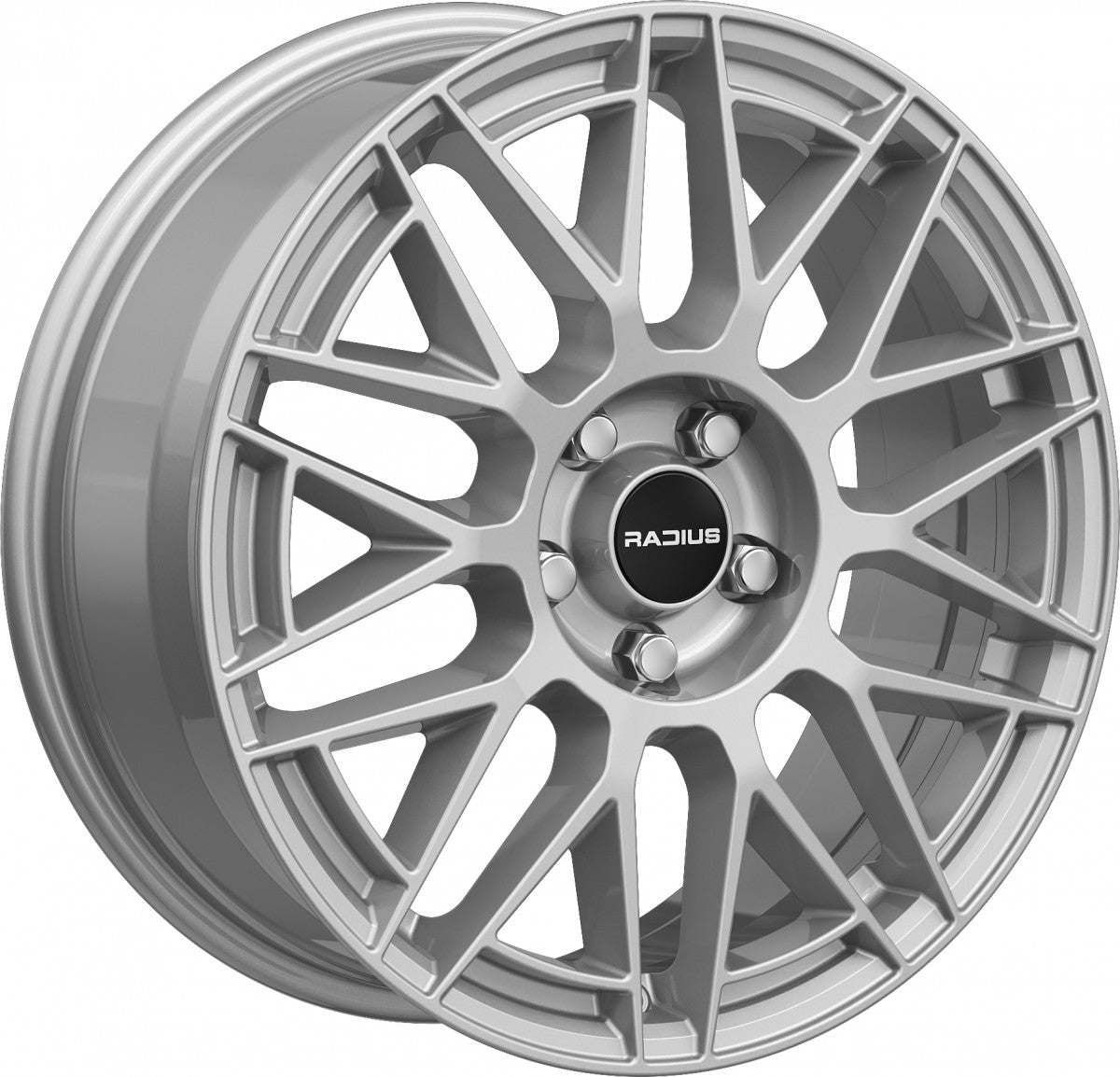Radius WI42 silver Alufelge 6.5x18 Zoll ET38 LK 5x112 ML57.1 – Bild 3