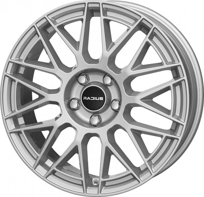 Radius WI42 silver Alufelge 6.5x18 Zoll ET38 LK 5x112 ML57.1 – Bild 7
