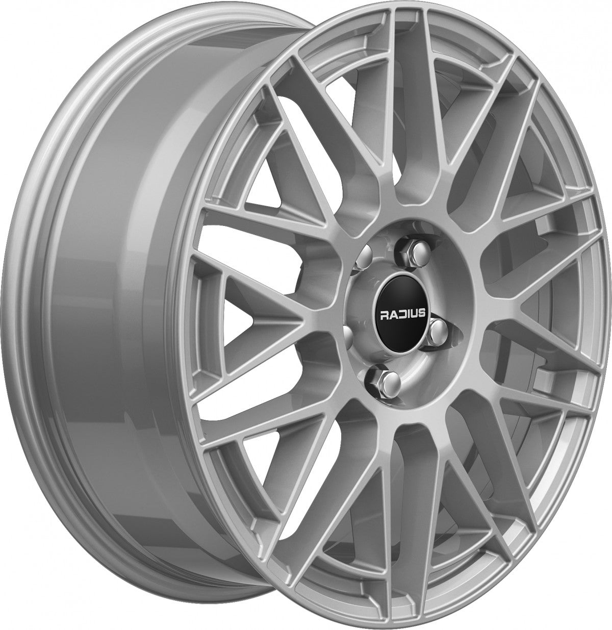 Radius WI42 silver Alufelge 6.5x18 Zoll ET38 LK 5x114.3 ML66.1 – Bild 4