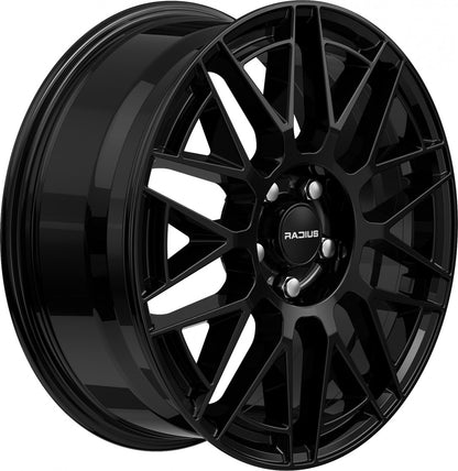 Radius WI42 glossy black Alufelge 8x19 Zoll ET45 LK 5x120 ML64.1 – Bild 4