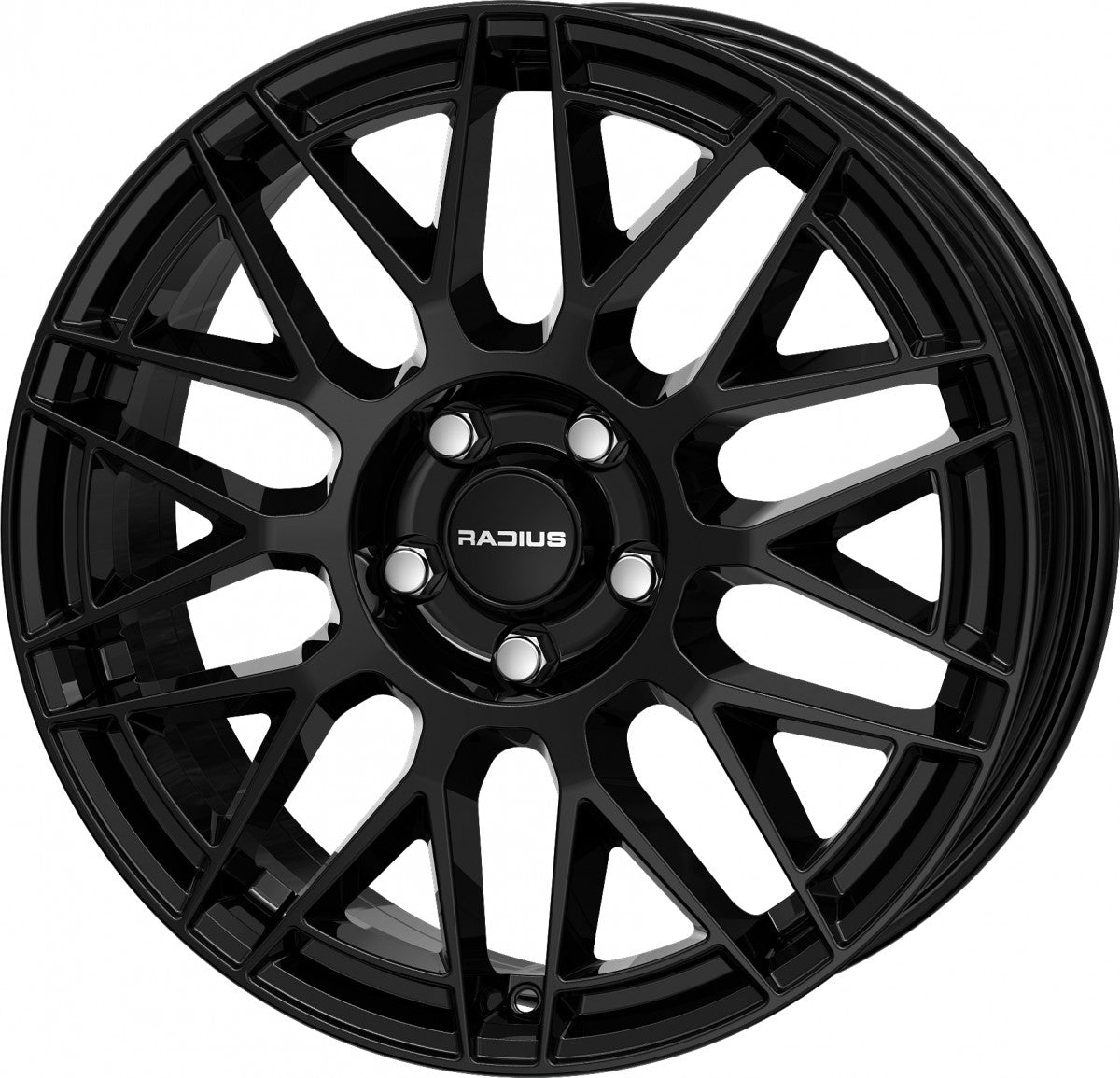 Radius WI42 glossy black Alufelge 8x19 Zoll ET45 LK 5x120 ML64.1 – Bild 7
