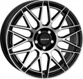 Radius WI42 glossy black machined Alufelge 7x17 Zoll ET38 LK 5x112 ML57.1