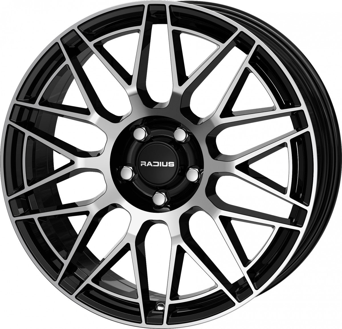 Radius WI42 glossy black machined Alufelge 8x19 Zoll ET45 LK 5x120 ML64.1 – Bild 7
