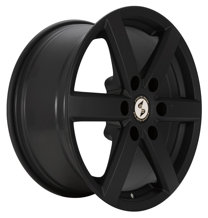 Etabeta Robus black matt 8x18 ET25 - LK6/139.7 ML106.1