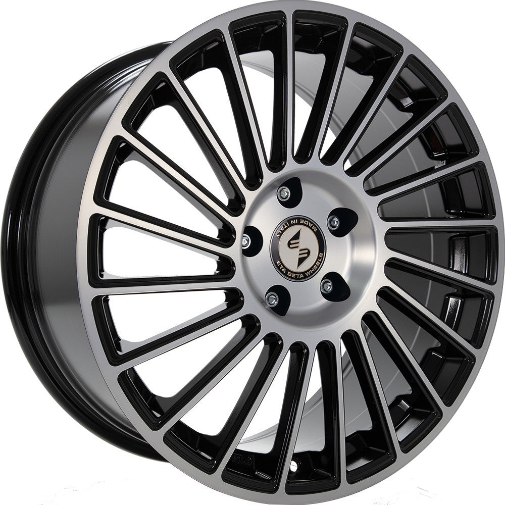 Etabeta Venti-R black shiny polish *VW Bus* 8.5x19 ET42 - LK5/120 ML65.1