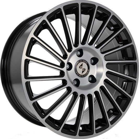 Etabeta Venti-R black shiny polish *VW Bus* 8.5x19 ET42 - LK5/120 ML65.1