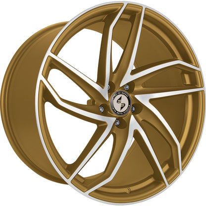 Etabeta Heron gold matt full polished 8.5x20 ET45 - LK5/112 ML66.55
