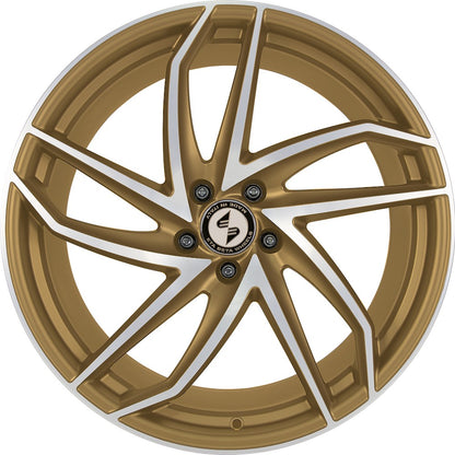 Etabeta Heron gold matt full polished 8.5x20 ET45 - LK5/112 ML66.55
