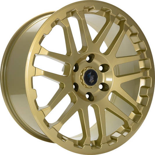 Etabeta Combat Gold Shiny Alufelge 7x17 Zoll ET50 LK 6x120 ML74.6