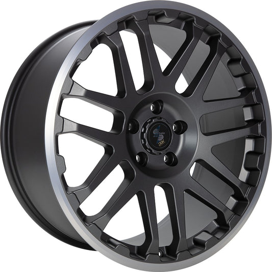 Etabeta Combat anthracite matt polished lip 7x17 ET50 - LK6/120 ML74.6