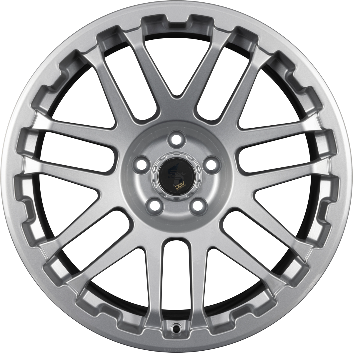Etabeta Combat Silver Alufelge 8x18 Zoll ET45 LK 6x120 ML74.6 – Bild 3