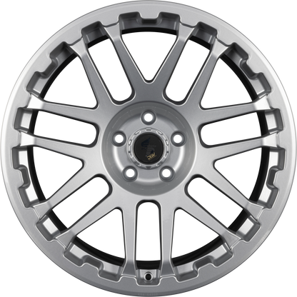 Etabeta Combat Silver Alufelge 8x18 Zoll ET45 LK 6x120 ML74.6 – Bild 3