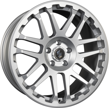 Etabeta Combat Silver Alufelge 8x18 Zoll ET45 LK 6x120 ML74.6 – Bild 4