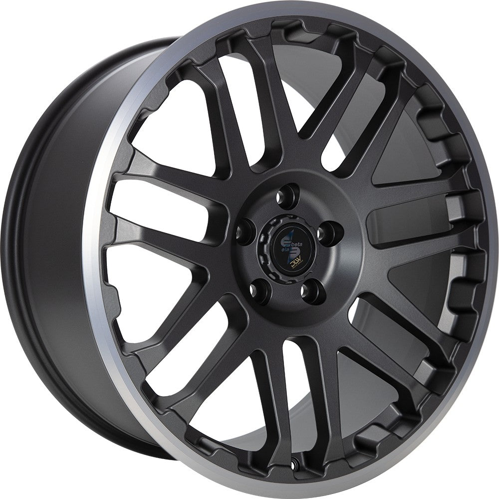 Etabeta Combat anthracite matt polished lip 9x20 ET45 - LK6/120 ML74.6