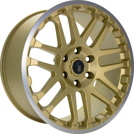Etabeta Combat gold matt lip polished 9x20 ET45 - LK6/120 ML74.6
