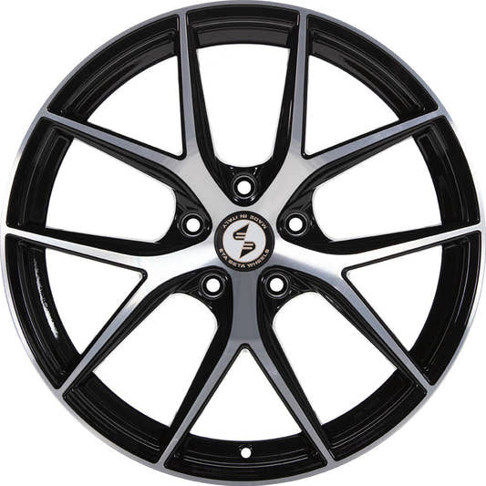 Etabeta Gri-N-K black shiny full polished Alufelge 9.5x19 Zoll ET33.1 LK 5x114.3 ML70.5 – Bild 2