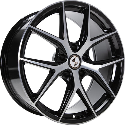 Etabeta Gri-N black shiny full polished Alufelge 8.5x19 Zoll ET45.1 LK 5x108 ML67.1