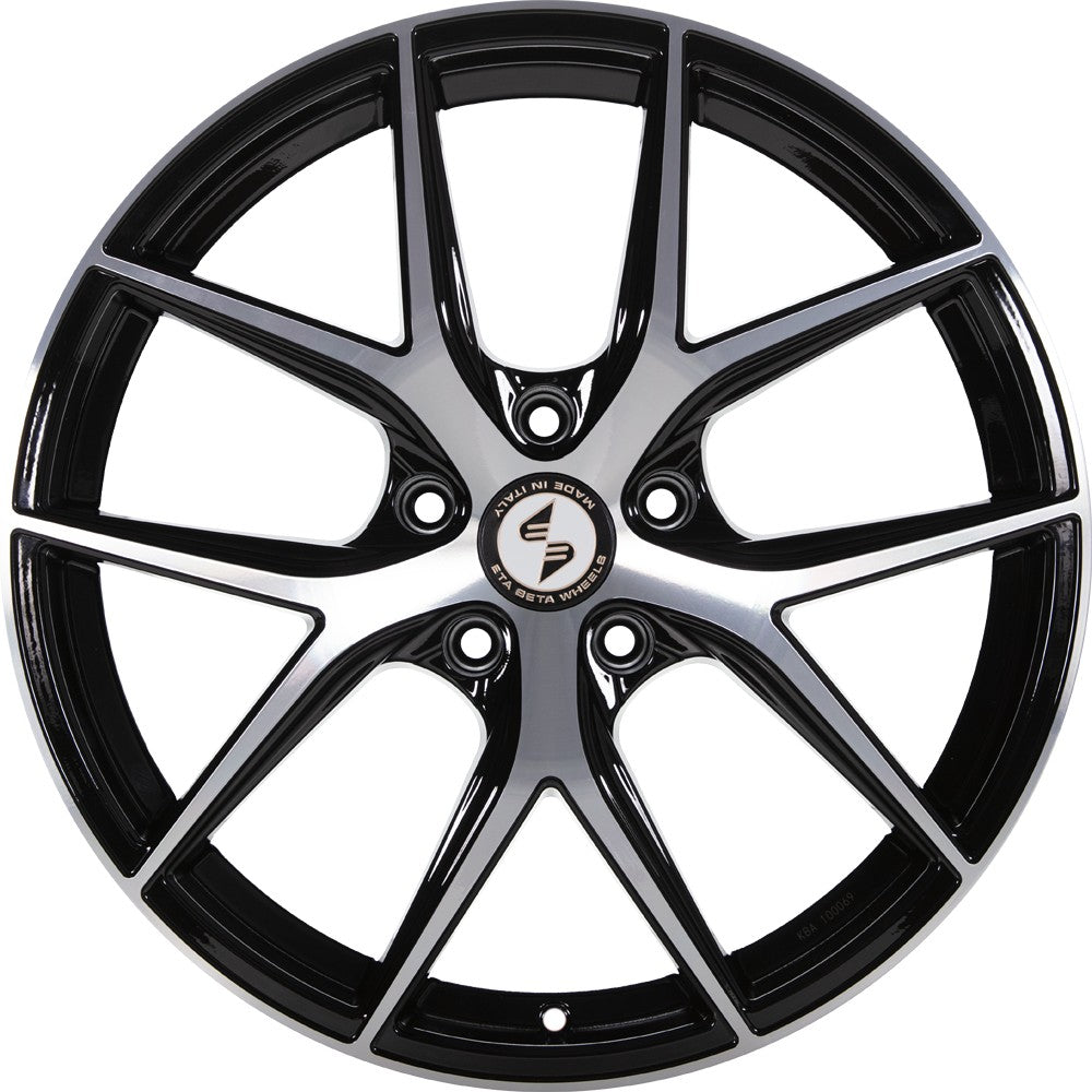 Etabeta Gri-N black shiny full polished Alufelge 8.5x19 Zoll ET45.1 LK 5x108 ML67.1 – Bild 2