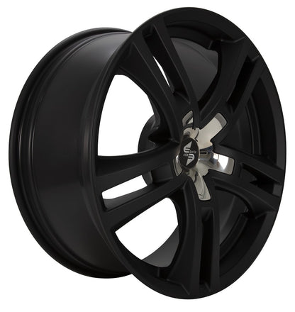 Etabeta Uriel black - inox cap 9x20 ET35 - LK5/114.3 ML78.1