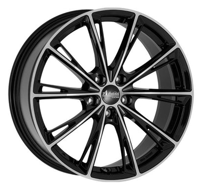 Advanti Racing Predator black polished - DEMO2 Alufelge 7.5x17 Zoll ET40 LK 5x100 ML63.4
