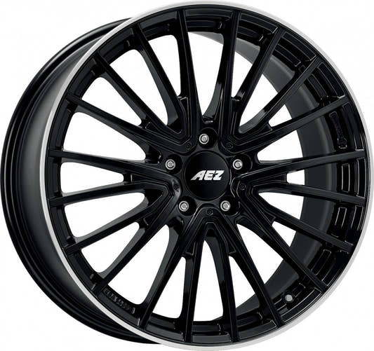 AEZ Berlin black/polished lip - DEMO3 Alufelge 7.5x19 Zoll ET49 LK 5x112 ML66.6
