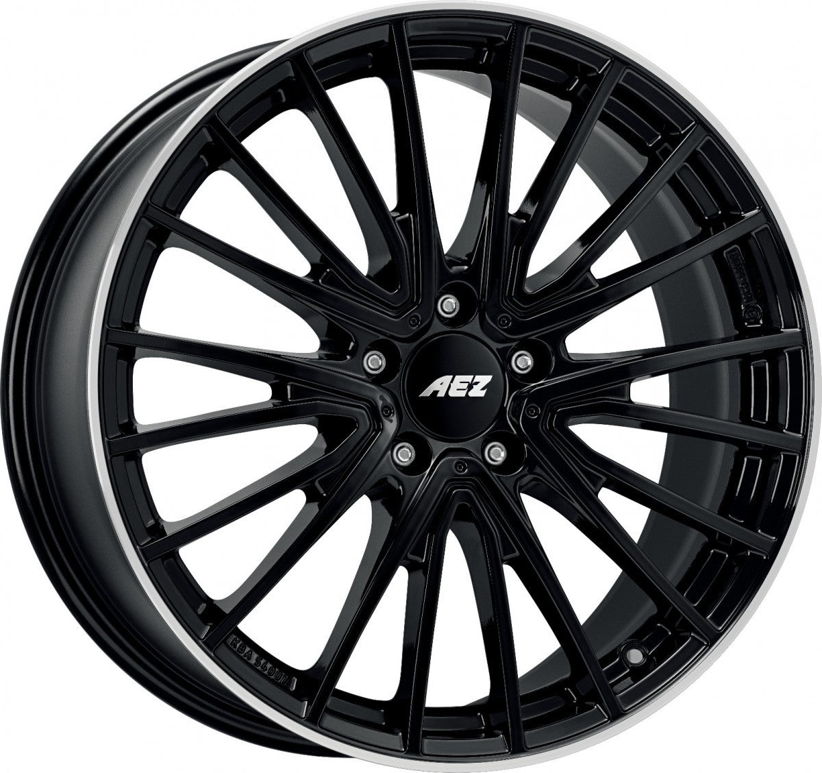AEZ Berlin black/polished lip - DEMO3 Alufelge 7.5x19 Zoll ET49 LK 5x112 ML66.6