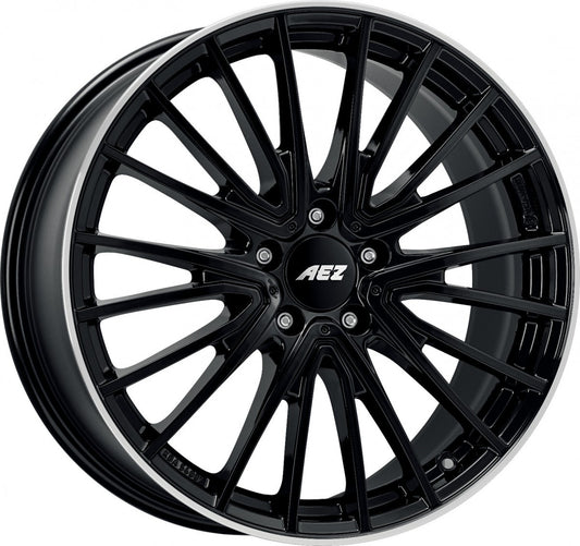 AEZ Berlin black/polished lip - DEMO3 Alufelge 7.5x19 Zoll ET49 LK 5x112 ML66.6