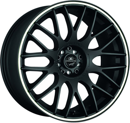Barracuda Karizzma mattblack PureSports / Color Trim weiss - DS10 Alufelge 10.5x20 Zoll ET35 LK 5x120 ML74.1
