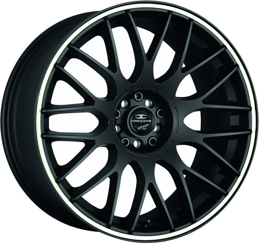 Barracuda Karizzma mattblack PureSports / Color Trim weiss - DS10 Alufelge 10.5x20 Zoll ET35 LK 5x120 ML74.1