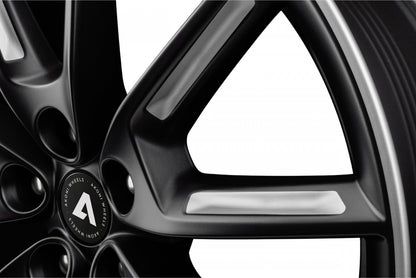 Akoni AK09 black matt silver spoke rim Alufelge 8x18 Zoll ET45 LK 5x108 ML72.5 – Bild 2