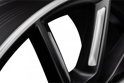 Akoni AK09 black matt silver spoke rim Alufelge 8x18 Zoll ET45 LK 5x108 ML72.5 – Bild 4