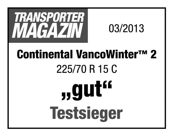 Continental Vanco Winter 2 3PMSF M+S DOT19 205/65R16C 107/105 (103T)T DOT DOT19 – Bild 3