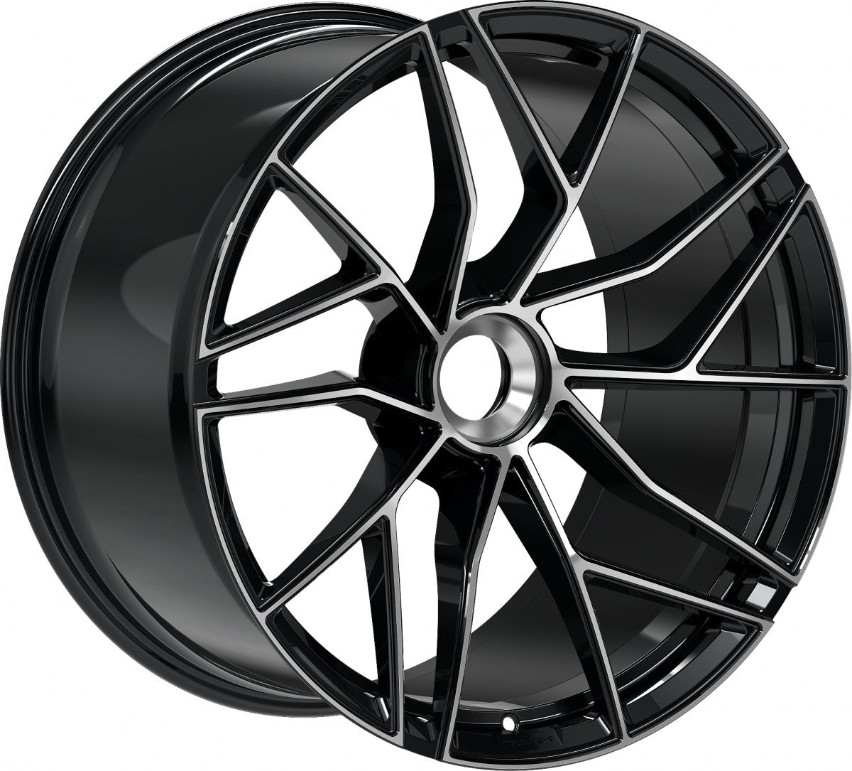 Proline Techart Formula VII Race black polished Alufelge 12x21 Zoll ET42 LK 1x1 ML84 – Bild 3